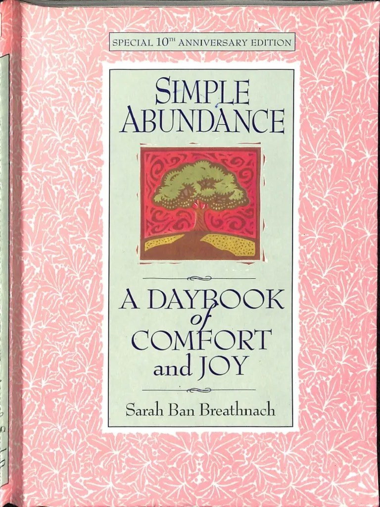 Simple Abundance Sarah Ban Breathnach PDF Books