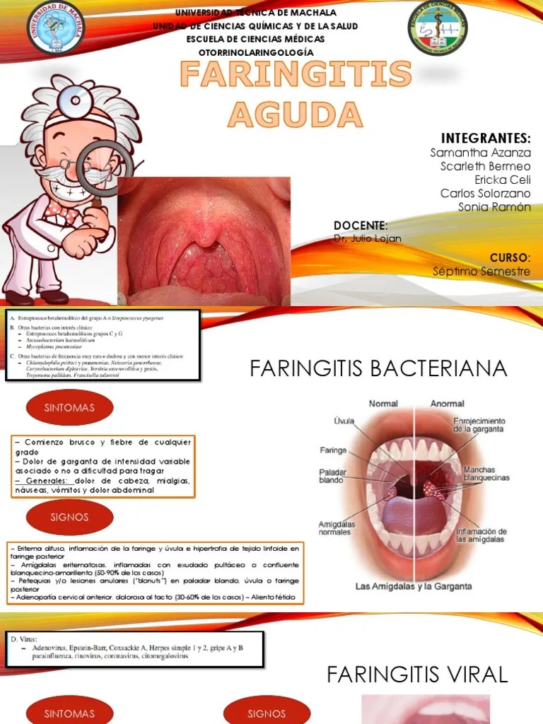 FaringitisAguda Enfermedades y trastornos Especialidades médicas