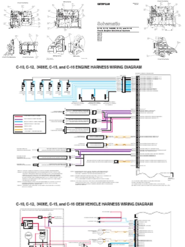 caterpillar c32 engine wiring diagram