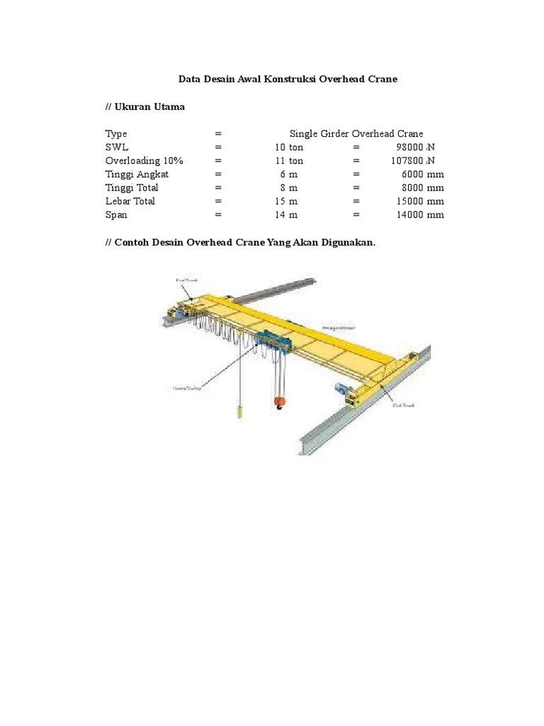 Perhitungan Overhead Crane.xls