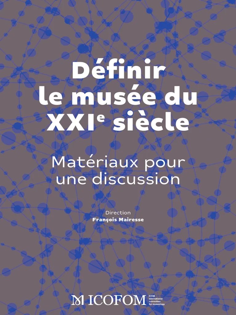 LIVRE FINAL DEFINITION Icofom Definition Couv+cahier PDF Musée