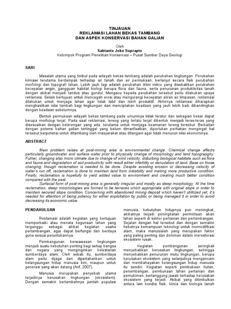 3. Makalah Reklamasi Lahan Bekas Tambang.pdf
