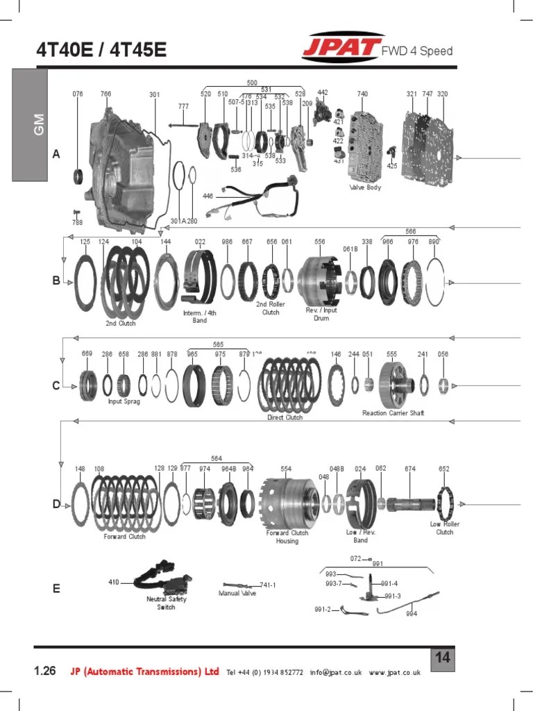 09 GM3C 4T40E 4T45E | Transmission (Mechanics) | Clutch