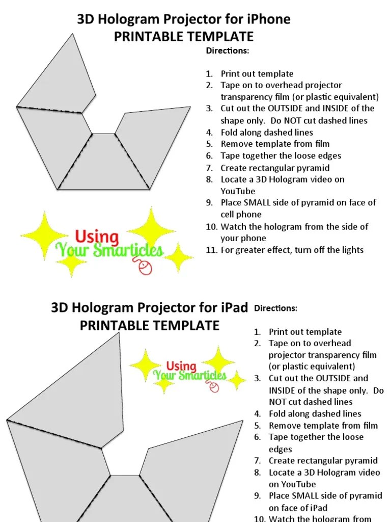 3 d Hologram Projector Template Information Appliances Apple Inc. Hardware