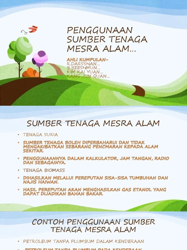 Inspiring Sumber Tenaga References