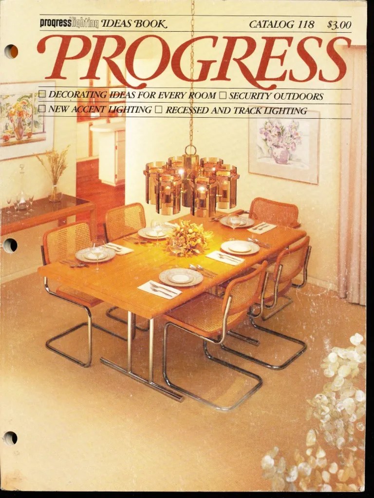 Progress Lighting Catalog 1985 Fluorescent Lamp Lighting