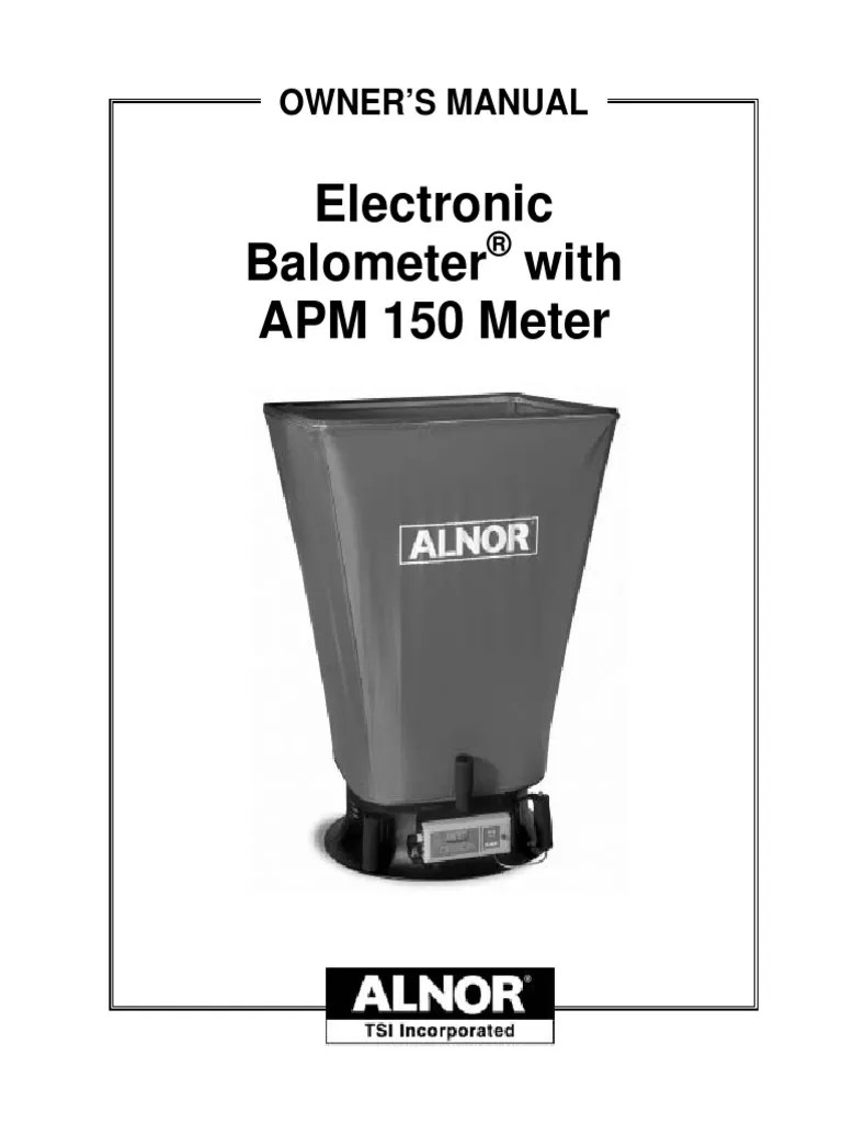 Alnor Apm150 User Manual Computing And Information Technology