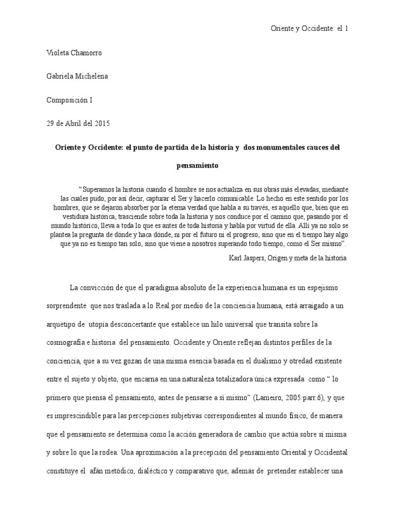 Ensayo Comparacion y Contraste PDF Conocimiento Verdad