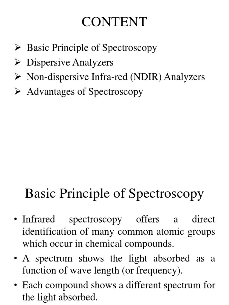 spectroscopic analysis.pptx Spectroscopy Infrared Free 30day