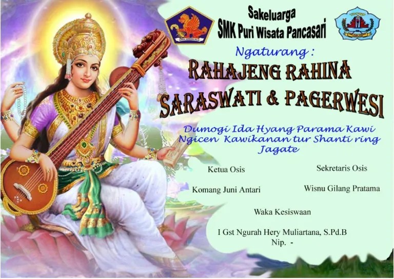 Ucapan Hari Raya Saraswati By Supeksa 1