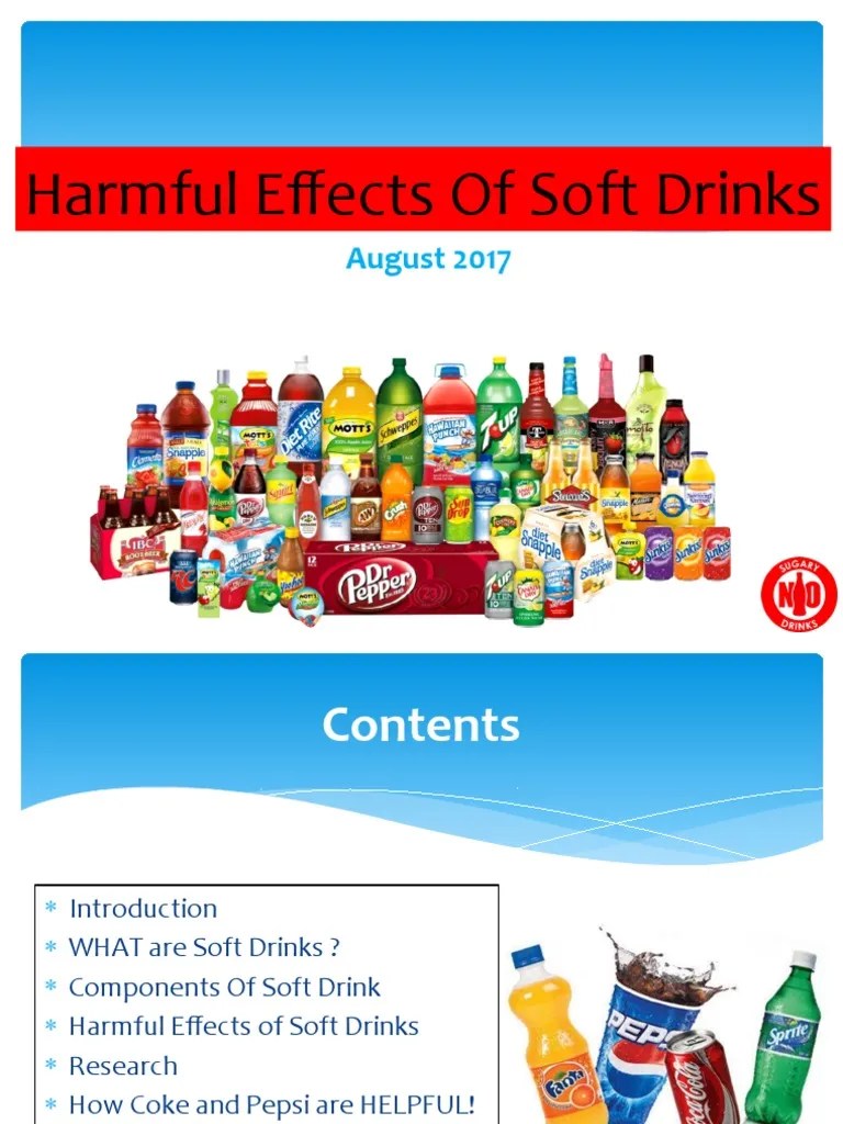 Harmful Effects of Soft Drinks More Detailes Carbonated Water Soft