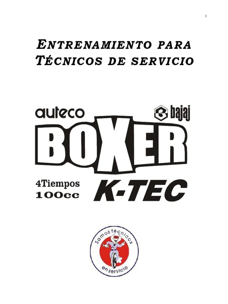 Manual de Servicio Bajaj Boxer100 PDF | PDF | Carburador | Bomba