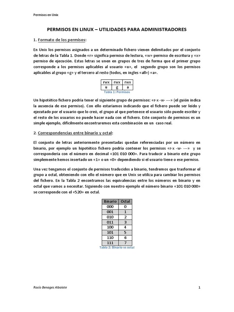 permisoslinux.pdf Aritmética Archivo de computadora