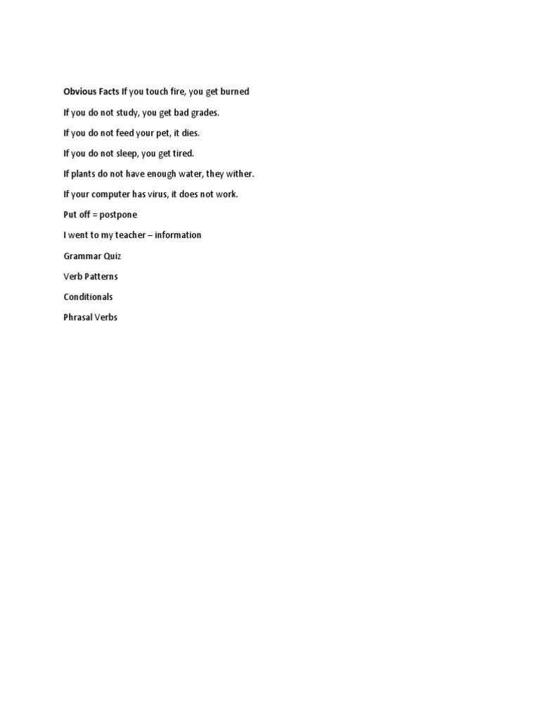 Obvious Facts If You Touch Fire PDF