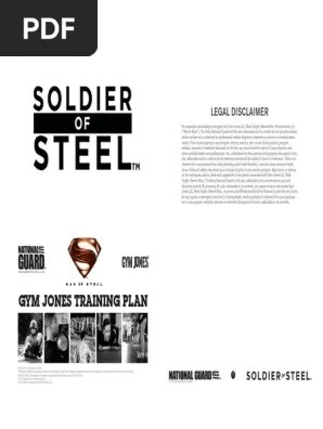 Soldier Of Steel Training Plan | Pdf | Physical Exercise | Recreation