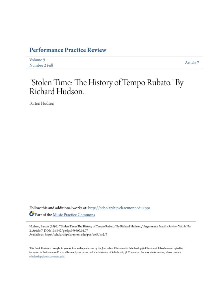 Stolen Time: The History of Tempo Ru…
