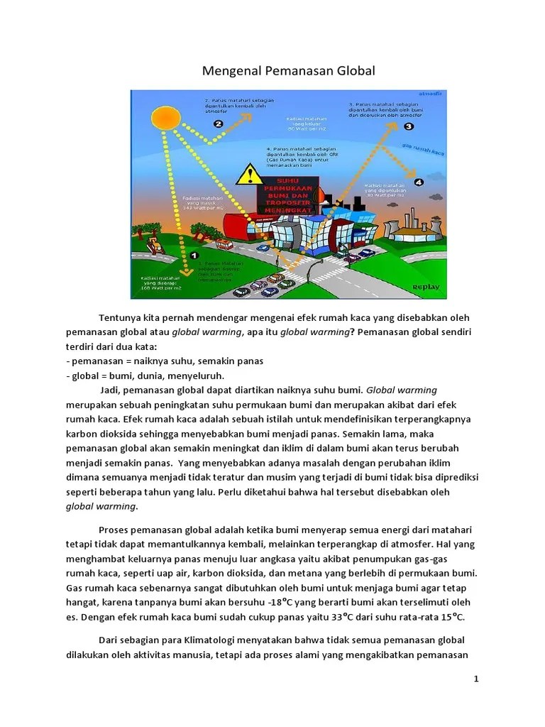 Pemanasan Global Teks Eksplanasi | PDF