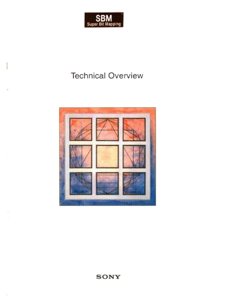 Sony Super Bit Mapping White Paper - Super Bit Mapping | Pdf