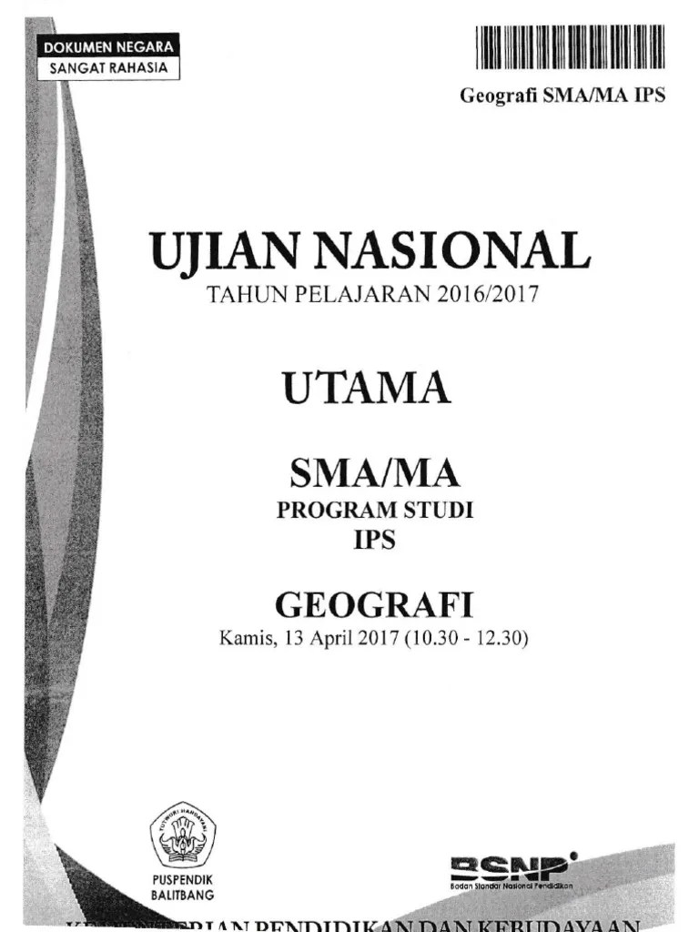 Soal Un Geografi 2018 Dan Kunci Jawaban Soal Usbn Geografi 2018 Dan Kunci Jawaban Guru Ilmu Sosial C Soal Un Sma Dan Pembahasan Geografi 1 Data File Guru