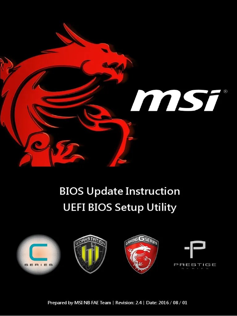 Flash BIOS by UEFI BIOS Setup Utility en PDF Bios Booting