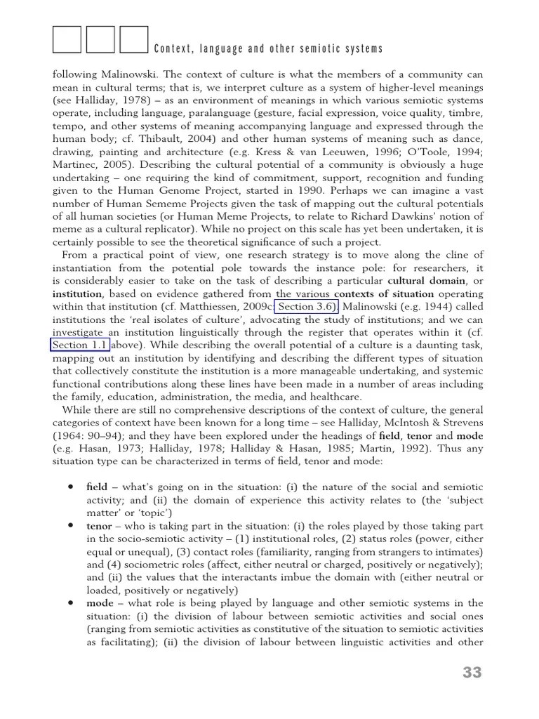 Halliday, MatthiessenField, Tenor, Mode PDF Semantics Clause