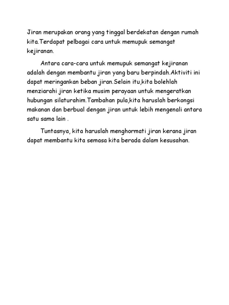 Ulasan Caracara Memupuk Semangat Kejiranan
