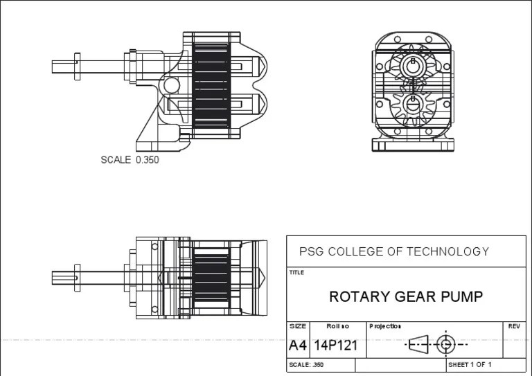 Rotary Gear Pump PDF | PDF | Machines | Mechanical Engineering