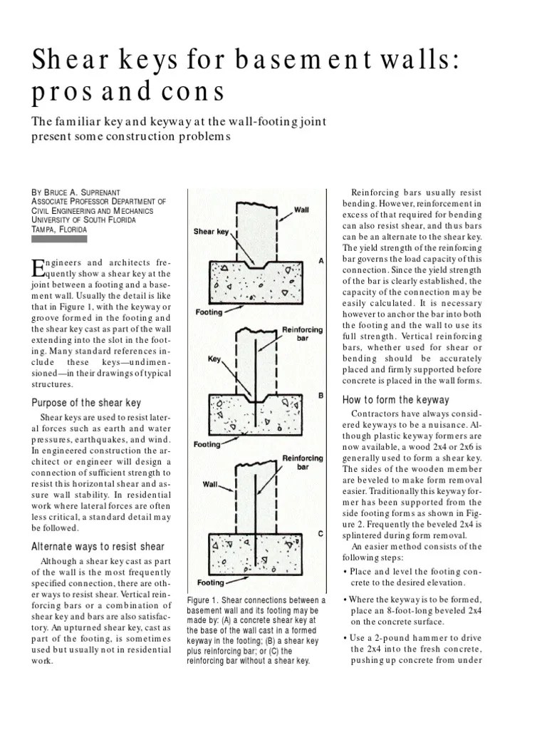 Shear key.pdf Lumber Concrete