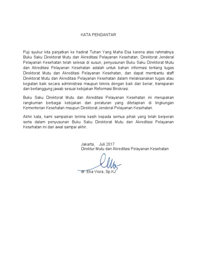 Kata Pengantar Buku Saku