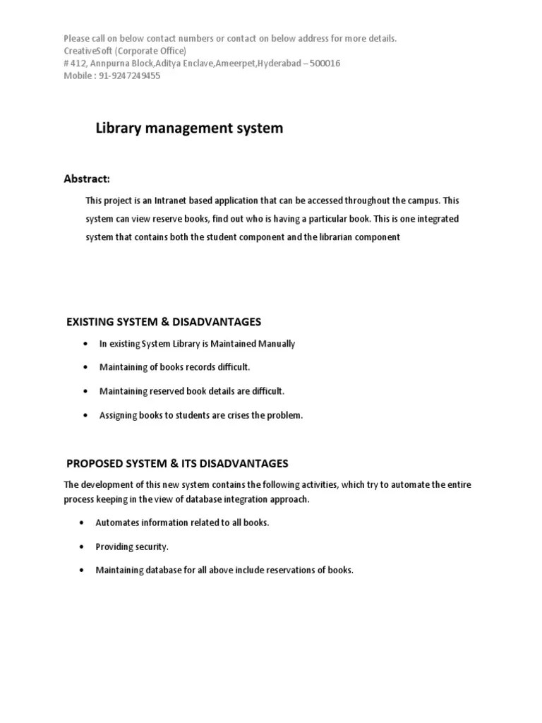 22) library management system(Abstract).docx Java Platform