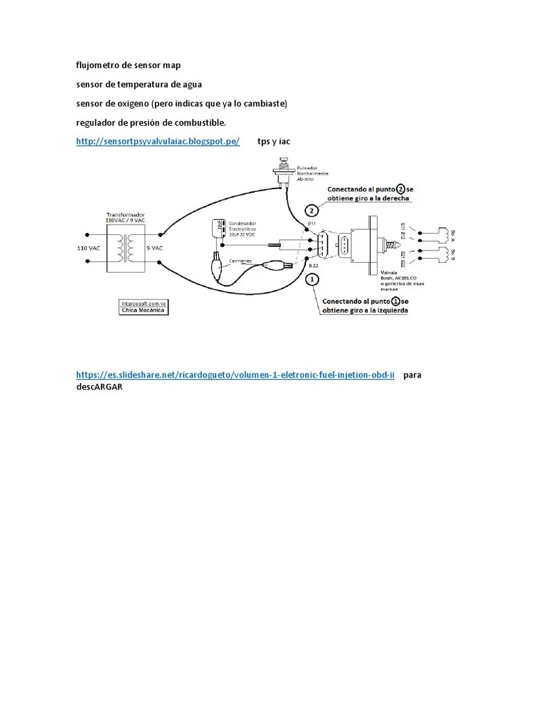 Flujometro de Sensor Map | PDF