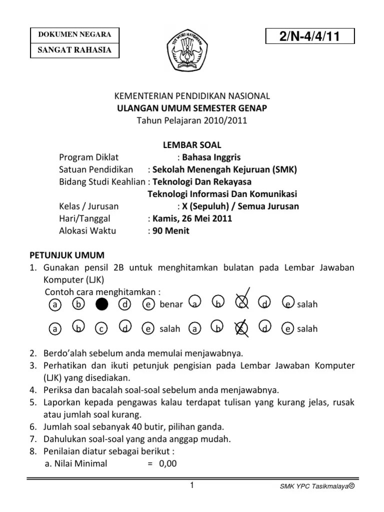 Contoh Soal Pilihan Ganda Because Dan Because Of - Contoh Soal Terbaru