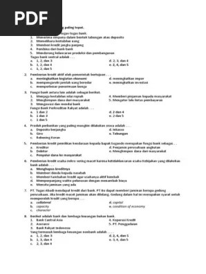 Ekonomi (Bank) | PDF