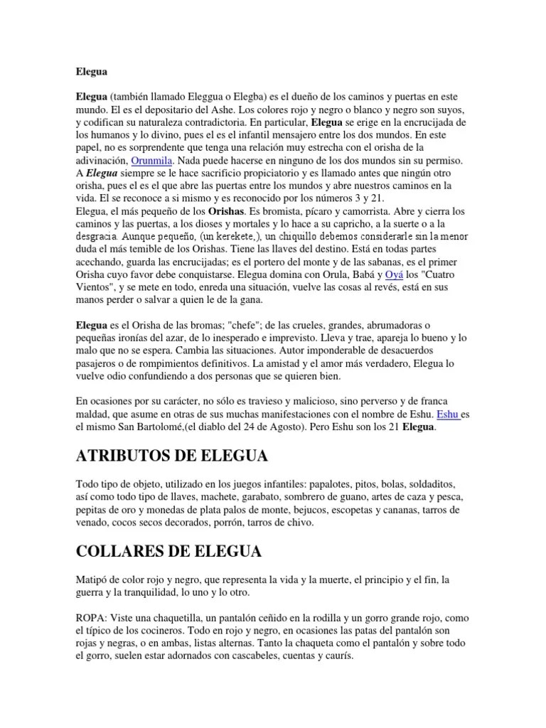 Elegua Santería Religión etnica