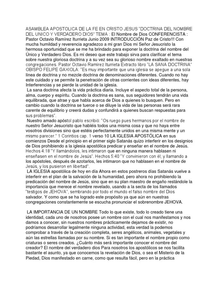 Diapositiva 1 Asamblea Apostolica de La Fe en Cristo Jesus Yahvé