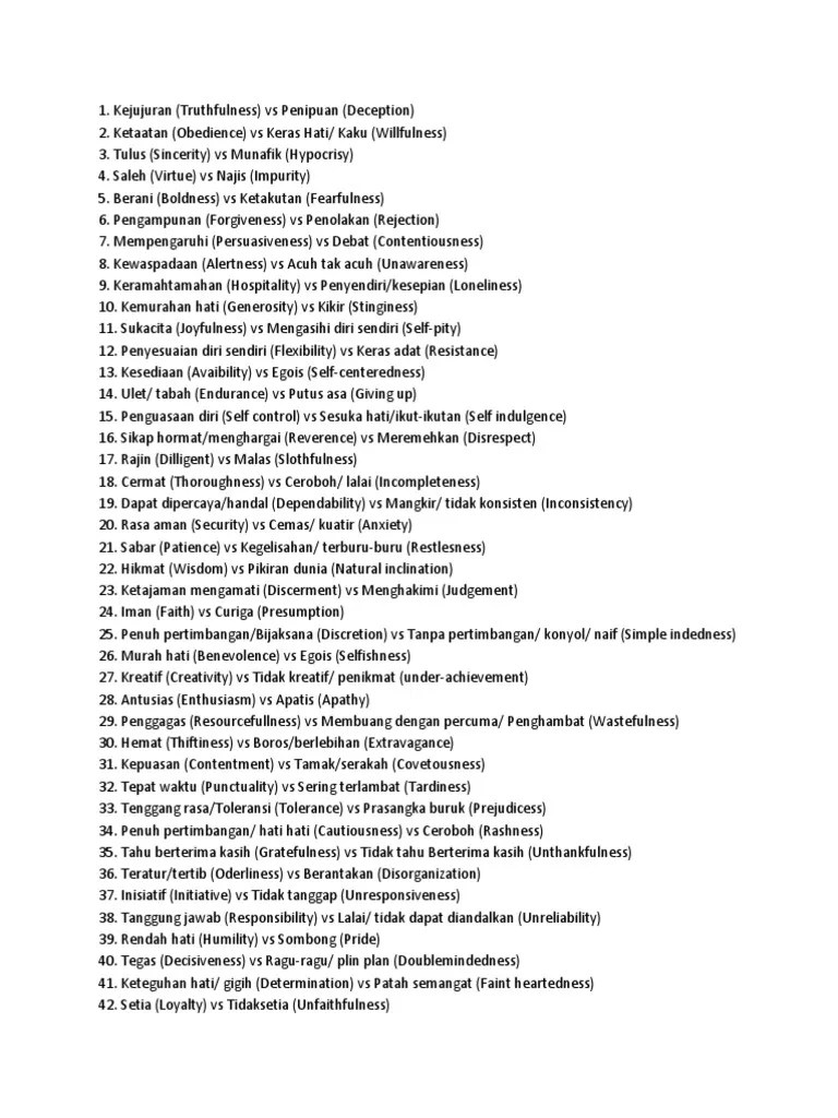 Sifat Positif Dan Negatif Psikotes – Sekali