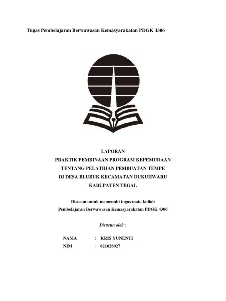 Contoh Laporan Pembelajaran Berwawasan Kemasyarakatan Tentang