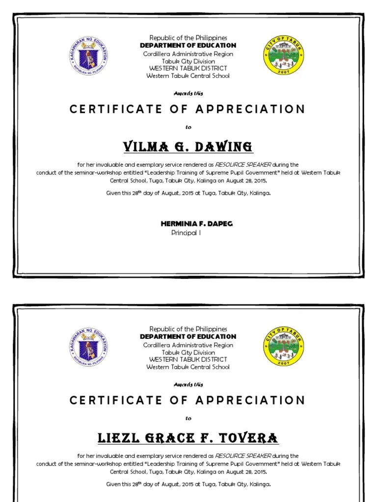 certificate resource speaker.docx Philippines Personal Growth