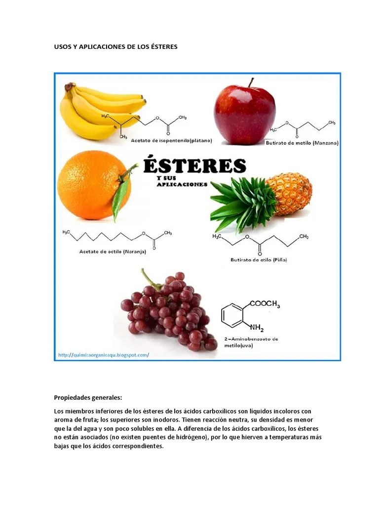 Usos y Aplicaciones de Los Ã‰steres y Amidas Ester Glicerol