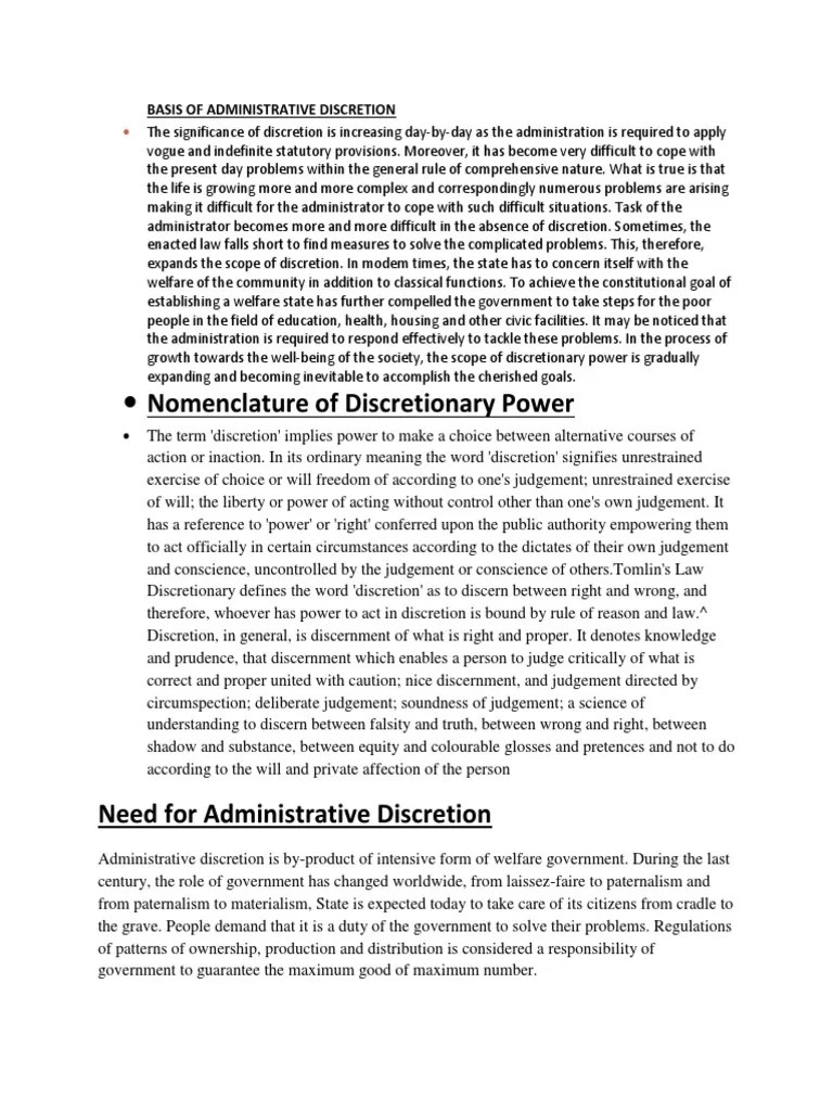 Admin PDF Discretion Government
