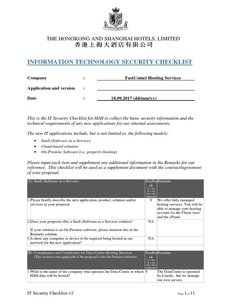 IT Security Checklistv2 (1).pdf Payment Card Industry Data Security