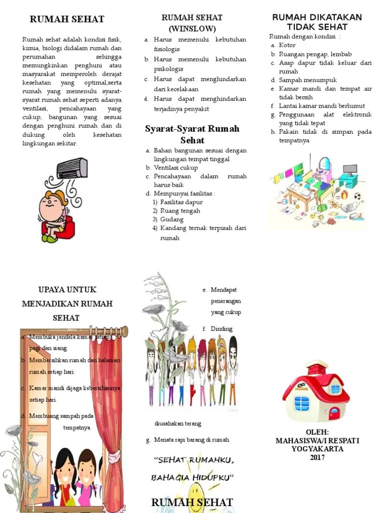 Leaflet Rumah Sehat | PDF