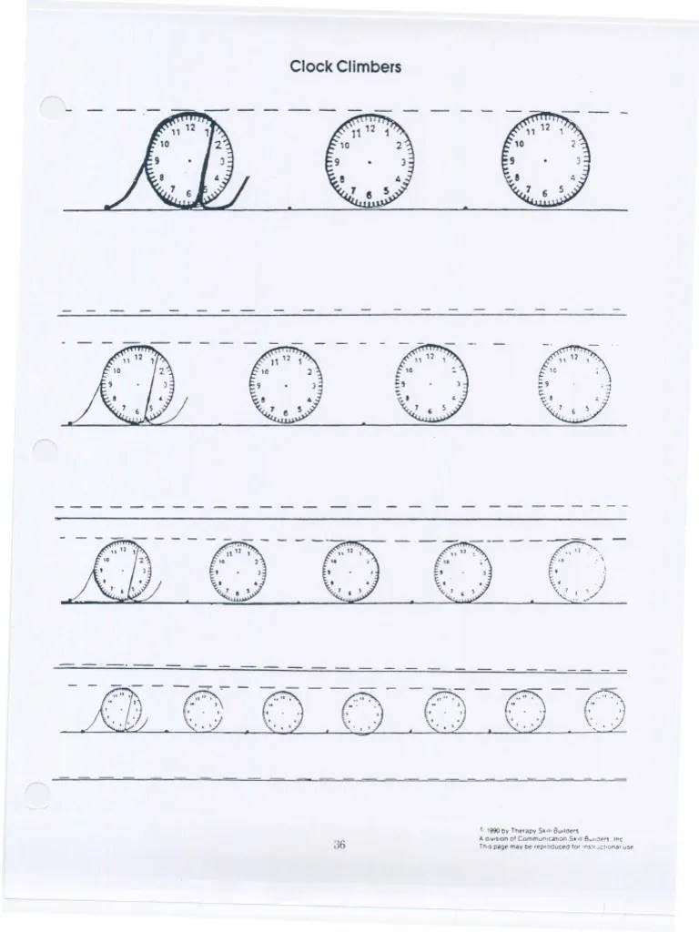 Clock Climbers Practice With Clocks PDF