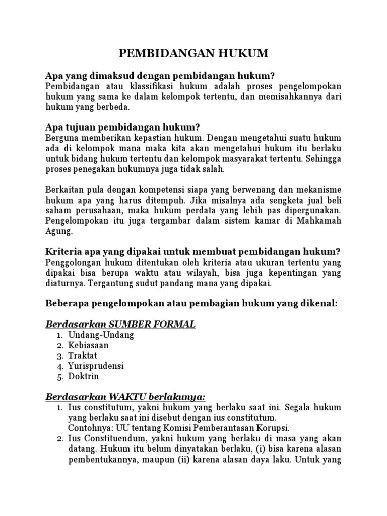 Hukum Yang Berlaku Saat Ini Disebut Coba Sebutkan