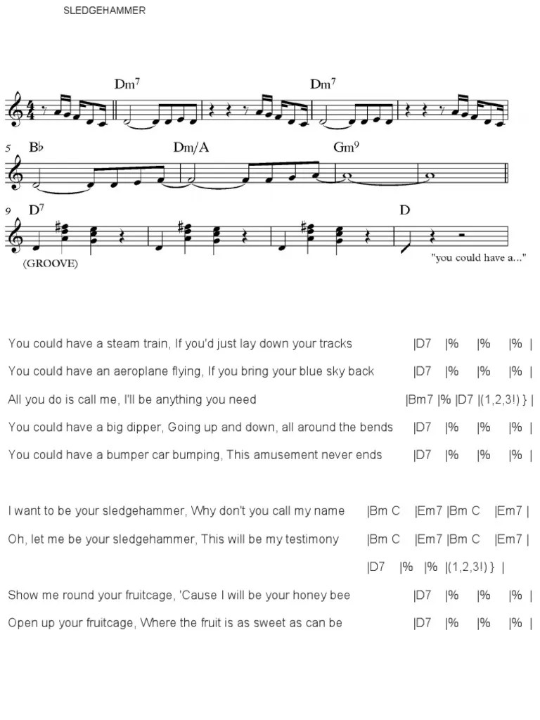 Sledgehammer Peter Gabriel