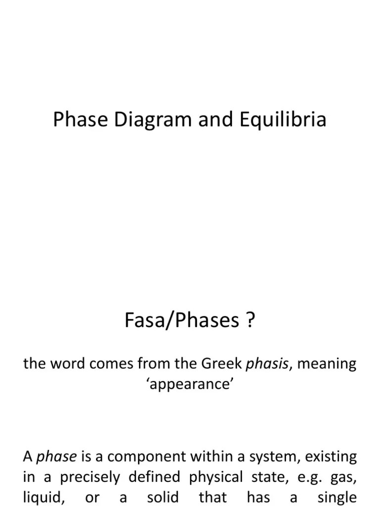 Phase Diagram and Equilibria | PDF | Phase (Matter) | Phase Diagram