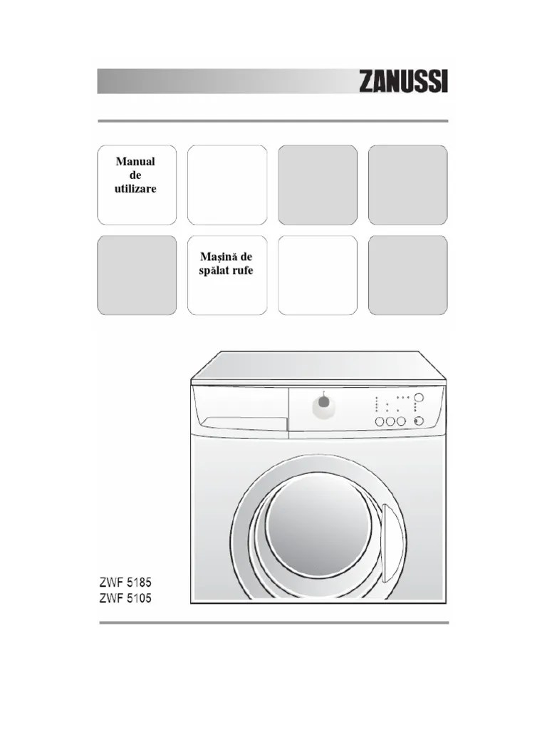 Manual de Utilizare ZANUSSI 5105