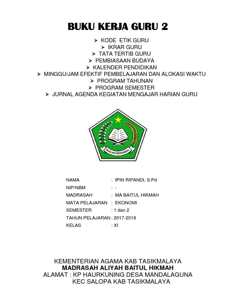Kode Etik Guru Ikrar Guru Tata Tertib Guru Pembiasaan Guru Dan Alokasi Waktu