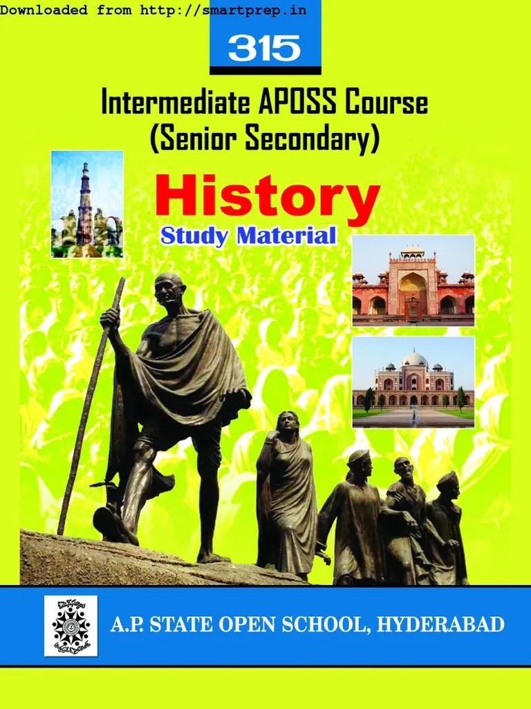 Andhra Pradesh AP Open School Intermediate History Study
