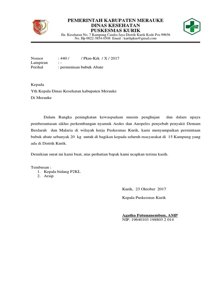 Surat Permintaan Abate | PDF